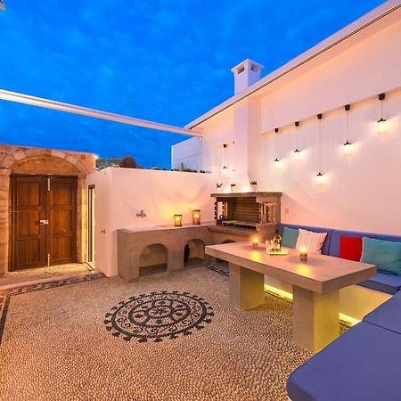 Lindos Allure Villa With Jacuzzi And Acropolis View!!! Ruang foto